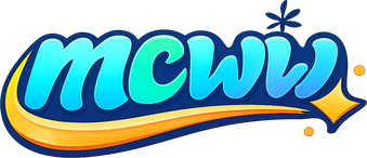 mcww হোমপেজের গোলাপি নীল লোগো